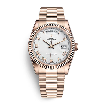 Watch with Men’s Day and Date Display for Timeless and Elegant