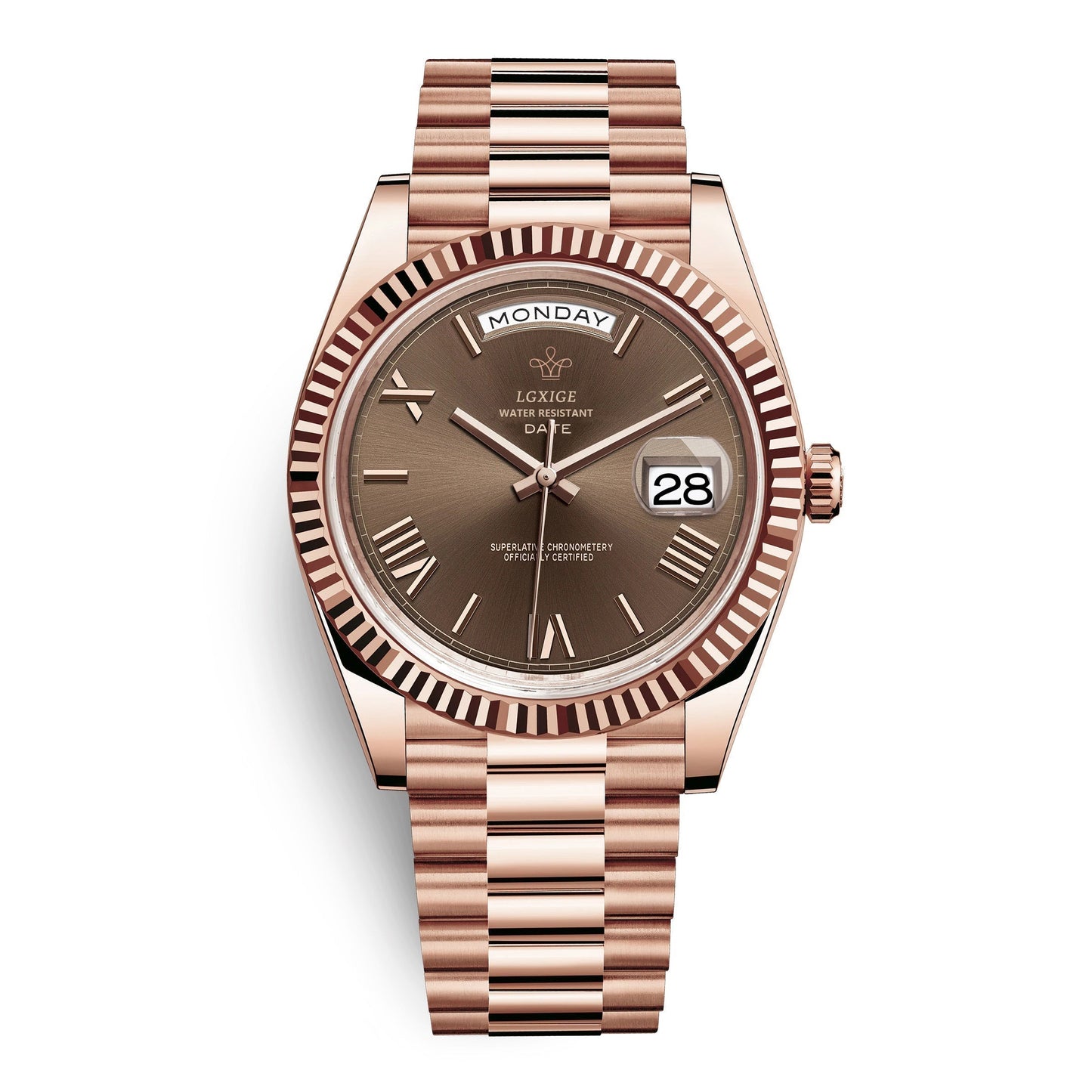 Watch with Men’s Day and Date Display for Timeless and Elegant