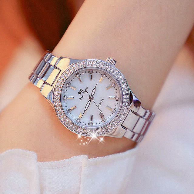Watch Aurora Luxe Ladies' for Gold-Coloured with Sparkling Accents