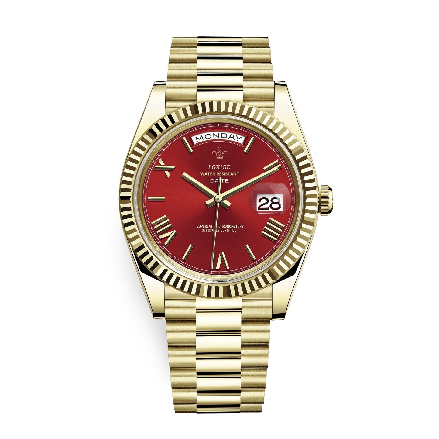 Watch with Men’s Day and Date Display for Timeless and Elegant