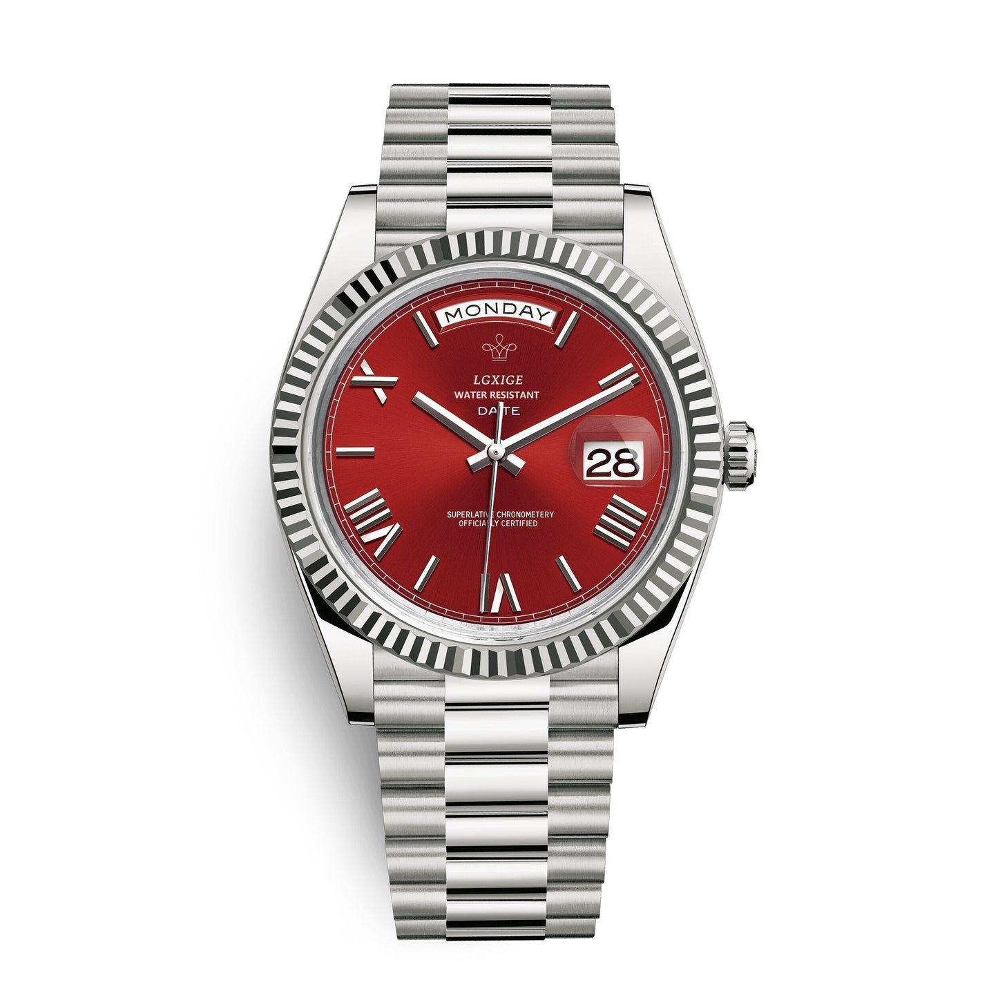 Watch with Men’s Day and Date Display for Timeless and Elegant