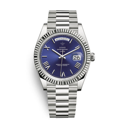 Watch with Men’s Day and Date Display for Timeless and Elegant