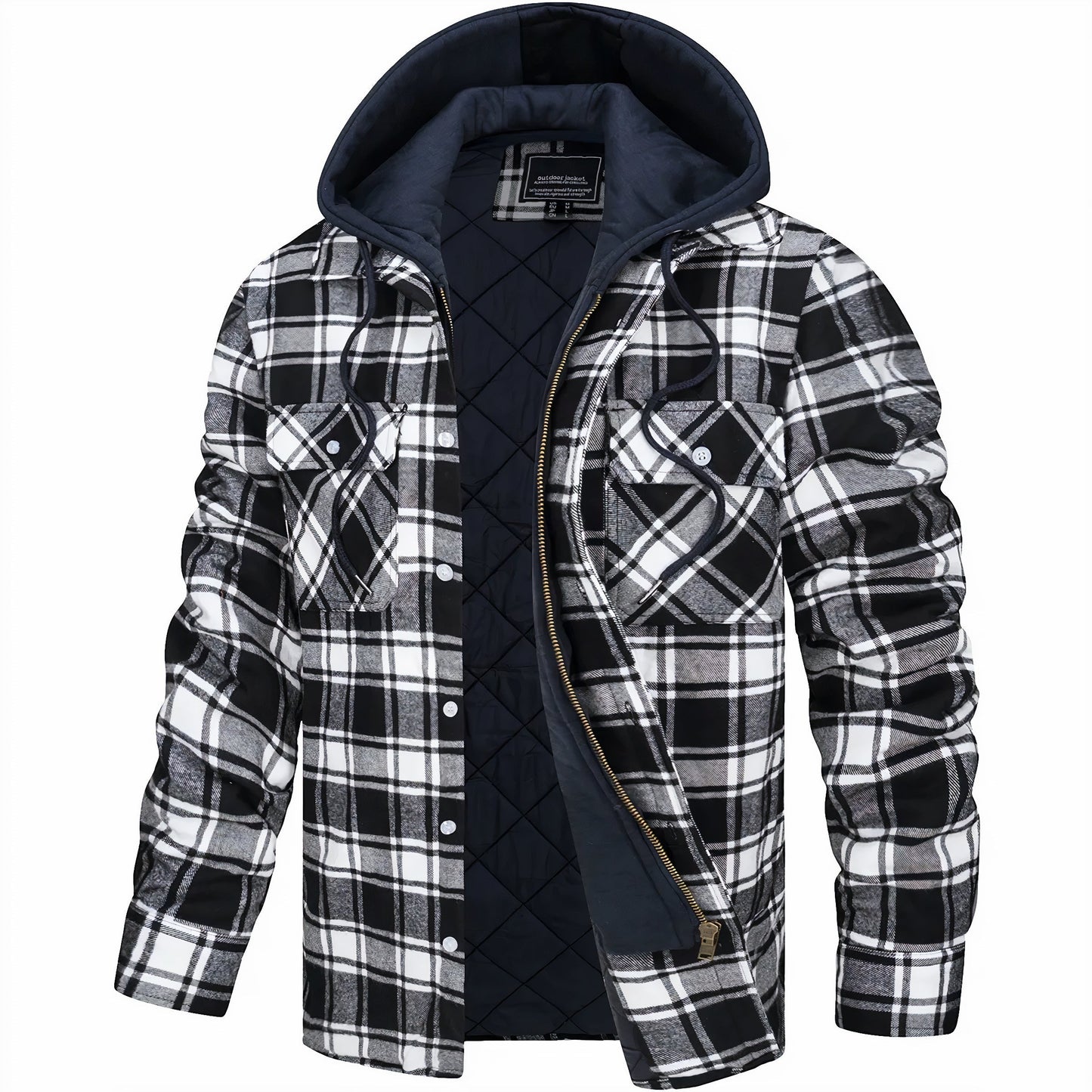 Explorer Flannel Winter Jacket for Warm and Tough for Outdoor Adventures