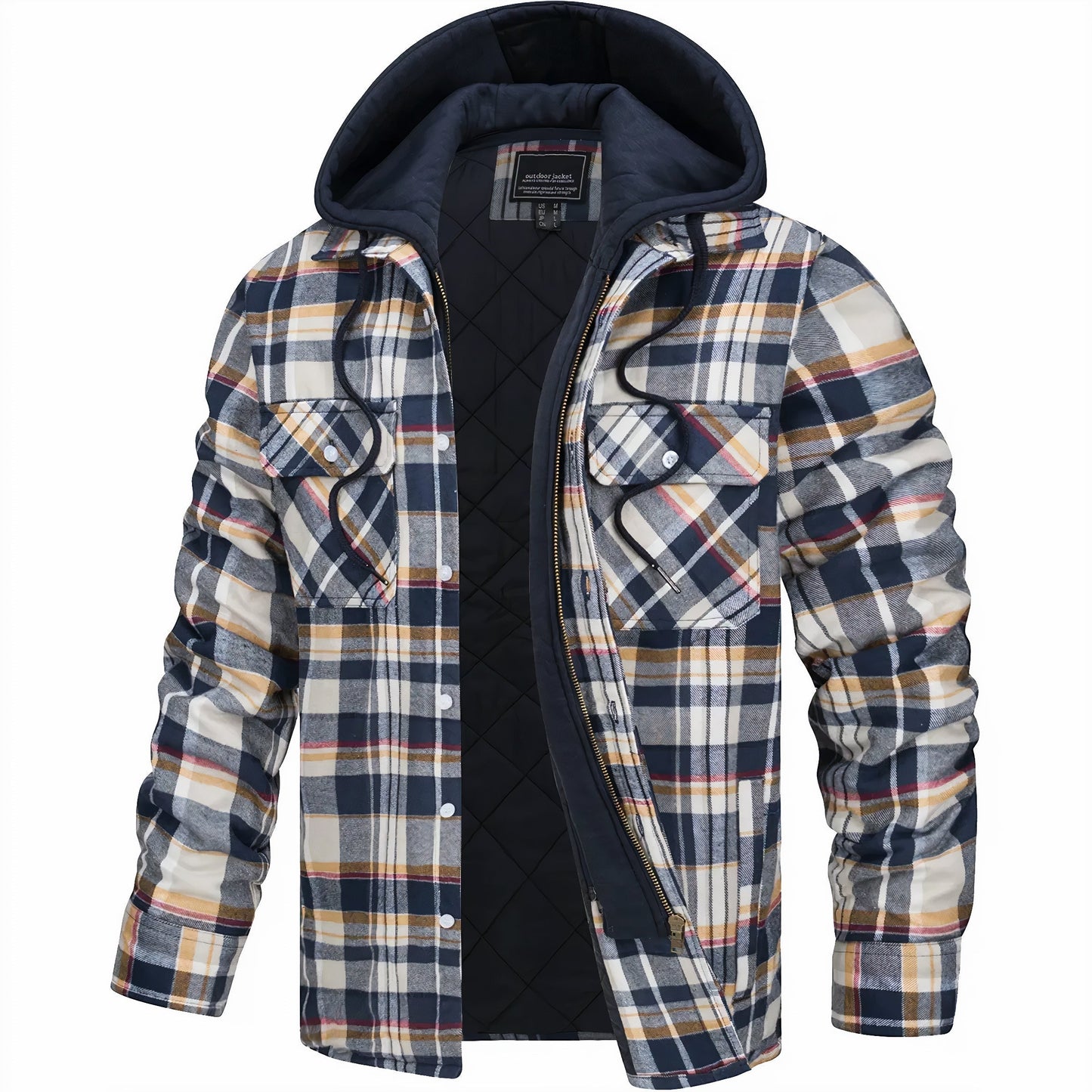 Explorer Flannel Winter Jacket for Warm and Tough for Outdoor Adventures