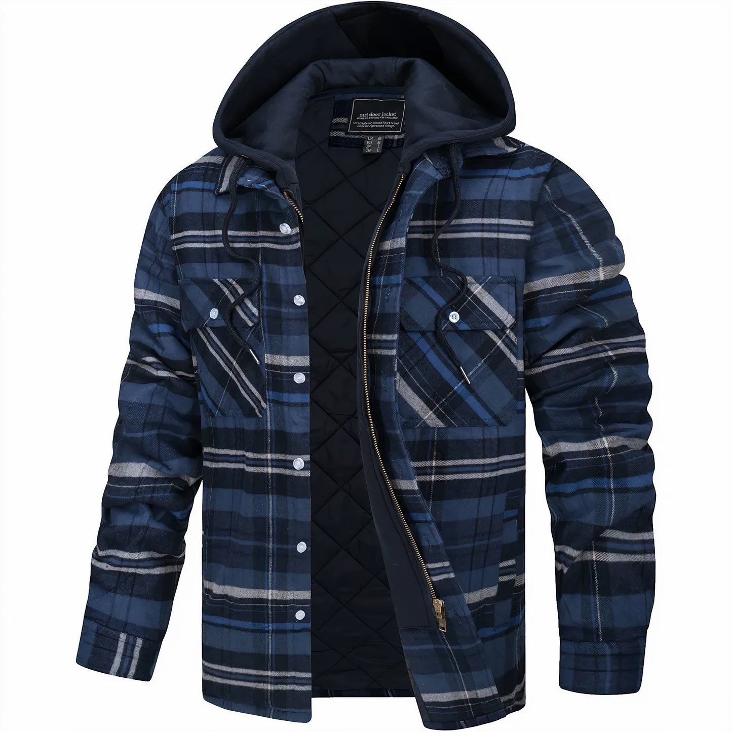 Explorer Flannel Winter Jacket for Warm and Tough for Outdoor Adventures
