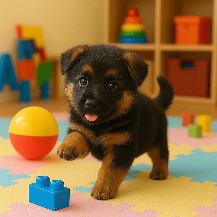 Interactive Robot Puppy with Realistic Movements for Playful Fun