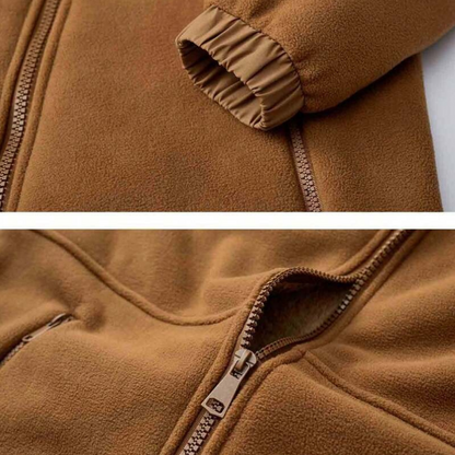 Fleeceshield Men's Jacket with Hood for Warm, Comfortable and Practical