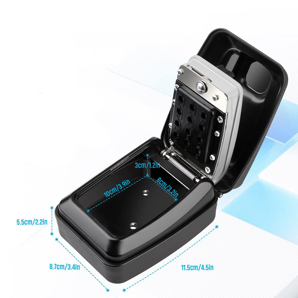 Weatherproof Key Safe with Combination Lock for Secure Key Storage