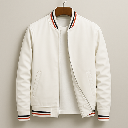 Urban Bomber Men's Jacket with Zip for Modern and Timeless