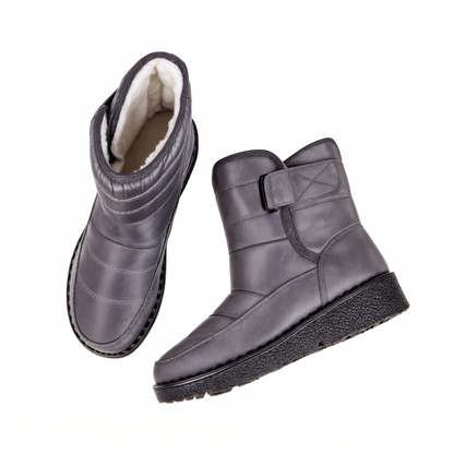 Boots with Waterproof Ladies Snow Non-Slip Sole for Warm Winter Boots for Ice and Snow