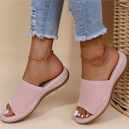 Ladies' Summer Sliders with Breathable Upper and Comfortable Support