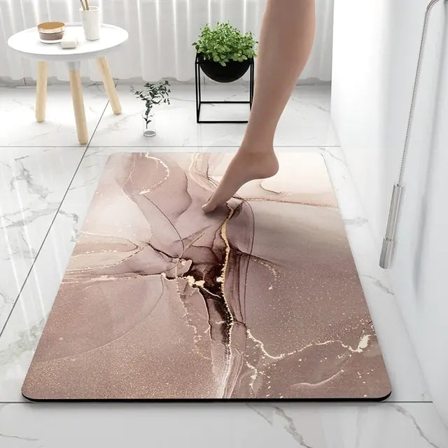 Mat Aquaart Luxe Bath for Water-Absorbing and Quick-Drying
